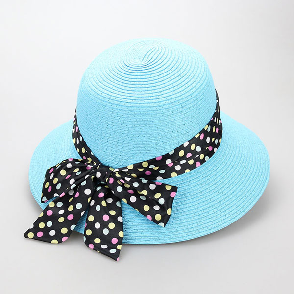 1266 Paper Straw Dome Hat